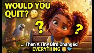 Amber and the Little Sparrow 😢🐦 | English Moral Stories | Bedtime Stories