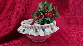 How to sew an ecological and universal cover for any container in 5 minutes💞&ldquo;Style&rdquo; in DIY💞