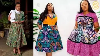 MOD&Egrave;LE ROBES &Eacute;VAS&Eacute;E EN PAGNE AFRICAINE/ MOD&Egrave;LE ROBES WAX 2025 #model #robes #africanstyle #wax