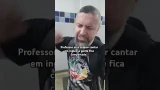 Eu cantando em ingl&ecirc;s. #humor #dubladora #comedia #dublador