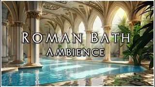 Roman Bath ASMR Ambience | Relaxing Water Sounds