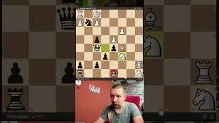 Самая безумная партия в шахматы  #chess #шахматы