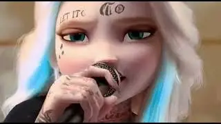 Queen Elsa goes punk 🤘🏻 