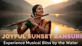Joyful Sunset Bansuri &ndash; Healing Flute Music by the Water for Relaxation, Peace & Inner Bliss