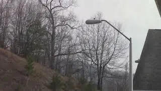Smoke From Maggie Valley Fire on Sheepback Road