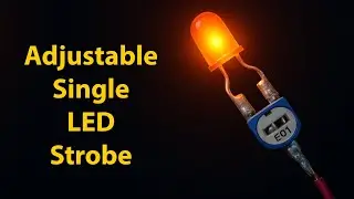 How to Make Adjustable Single LED Strobe Light Circuit using Potentiometer | Solder Hub