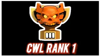 First Time I Got Rank 1 In CWL | KAMAL COC