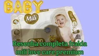Resenha nova fralda mili love care premium