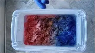 Dyeing Mini Skeins of Yarn - Thanks to @ChemKnitsTutorials for Inspiration