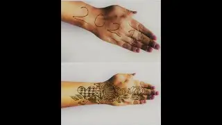 Easy number trick Mehndi design | For the year 2021 | New Beginner