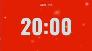 20 Minutes Countdown ⏳ | Peaceful Music Timer for Work end with 🔔 #countdown 