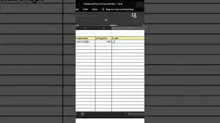 Atalho para preenchimento autom&aacute;tico no Excel