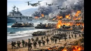 Venezuela in PANIC 🚨 Thousands of US Marines & Delta Force Enter Caracas | Military Alert