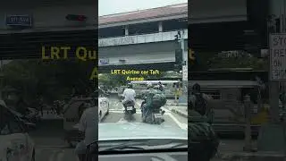 Light rail transportation #LRT system along Taft Avenue Manila