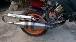 Runner 180 engine in MBK Booster Jolly Moto starting Fun
