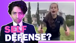 Scottish Girl Defends Herself From Immigrants With An Axe
