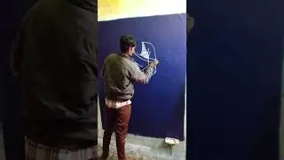 #let's learn to draw a sitting girl on blackboard#traditional drawing#chalk art#short#easy drawing#