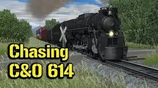 Trainz A New Era : Chasing C&O 614 on Tidewater Point