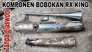 REVIEW SARINGAN KNALPOT YAMAHA RX-KING SISTEM CHAMBER TANPA GLASWOOL LAS ARGON BISA RAPIH BREW