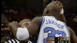 🏀1998 NCAA East Region 1st RD:  1 North Carolina vs 16 Navy