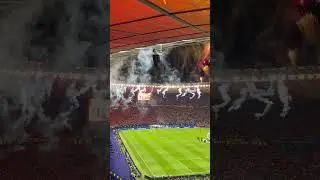 Spain lift the Euro 2024 trophy at the Olympiastadion Berlin after a 2-1 win against England