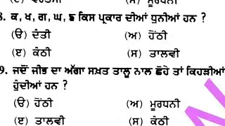 Punjabi master cader 2020/lesson #108/Top-25 MCQs with Mock Test/Punjab teacher