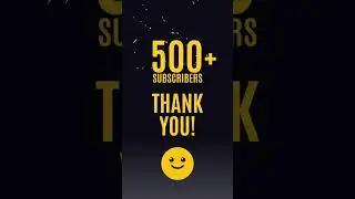 500+ SUBSCRIBERS 😎 Thanks for all your Love 💛 & Support.  Signature Touch #design #sign #art