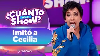 ¡CON GRAN CARISMA! Javiera Peña encendió a todos con su imitación de Cecilia - Cuánto Vale El Show