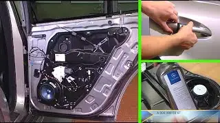 Mercedes-Benz GL Rear Door Module Removal and Installation | X164