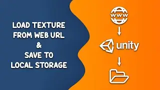 Load Texture from Web & Save in Local Storage  | Unity 3D Game Engine
