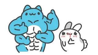 [貓貓蟲咖波] 咖波與兔兔-愛閃閃