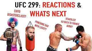 UFC 299 REACTIONS & WHATS NEXT