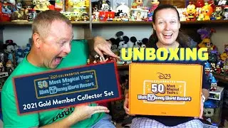 UNBOXING | D23 | 2021 Gold Member Collector Set | Celebrate 50 Most Magical Years