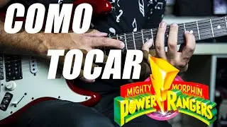Power Rangers - Mighty Morphin  Tapping Solo | Como Tocar | Guitar Lesson | By Deivid Willian