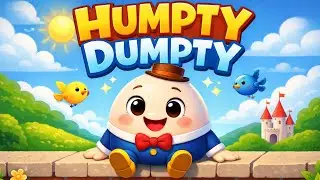 Humpty Dumpty Sat on a Wall 🥚 | Nursery Rhyme for Kids