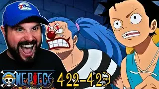 We Start Impel Down!!! ONE PIECE Anime Ep 422-423 First Time Reaction