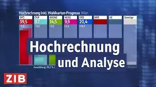 Wien-Wahl: Hochrechnung inkl. Wahlkarten-Prognose