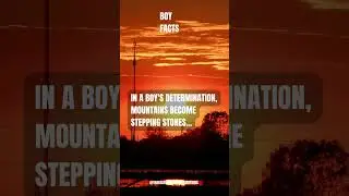In a boy's determination, mountains become stepping stones