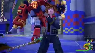 Kingdom Hearts 3 - Wreck-It Ralph Summon Gameplay