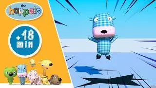 The Happets 🎨🎨🎨 | Ice Skating | Episode 48 | 🎨🎨🎨 Cartoons For Kids