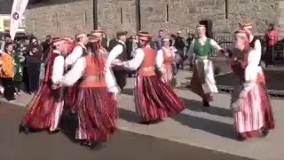 St. Patrick's Day Parade, Folk Dancers from Lithuanian Association, Armagh 3