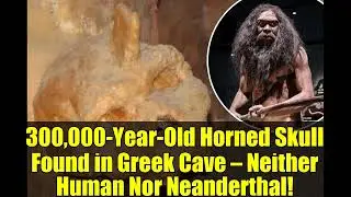 300,000 Year Old Horned Skull Found in Greek Cave &mdash; Neither Human Nor Neanderthal!