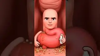 Your Stomach Is Tired of Junk Food#FunnyAnimation#StomachTalks#FoodHabits#EatBetter#AnimatedShort