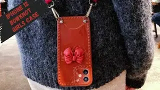 Bowknot Case For iPhone 12 Pro Max 11 7 8 XS Max XR | Cute Girls Phone Case Cover Strap