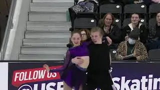 Marian Carhart & Denis Bledsoe | Junior Ice Dance Rhythm Dance | 2026 Prevagen U.S. Figure Skating C