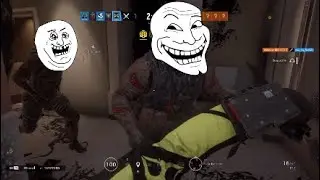 ESCAPING TWO ZOMBIES - Rainbow Six Siege *NEW* Zombie Mode(18+)