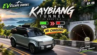 92% to 46%! Kaybiang Tunnel EV Road Trip Without Charging