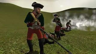 (GMOD) 36 Swedish Soldiers VS 36 Russian Soldiers - Musket War