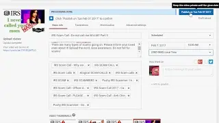Como programar la publicación de un video en YouTube 2017