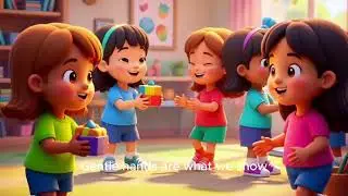 We Use Gentle Hands 🤝 | No Hitting, No Pushing Song for Kids | KiddieBoomMusic 🎵